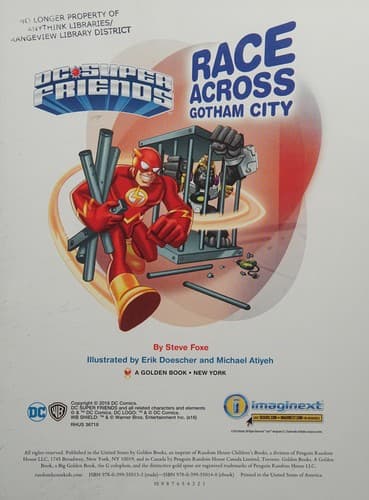 Cover of Race across Gotham city