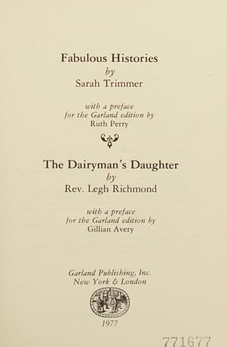 Cover of Fabulous histories
