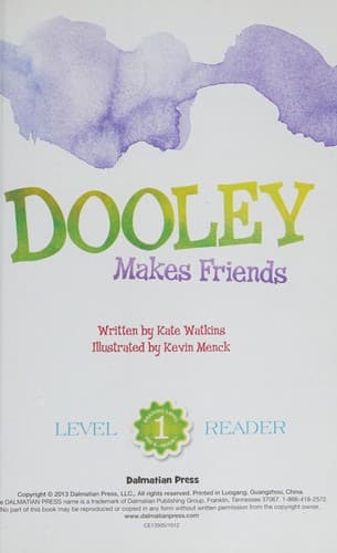Cover of Dooley Makes Friends