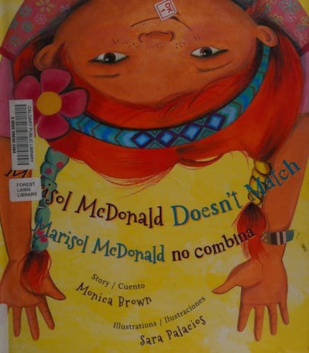 Cover of Marisol McDonald doesn't match
