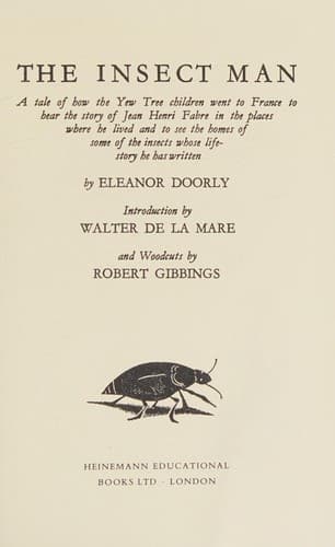 Cover of The insect man