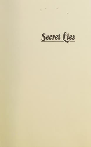 Cover of Secret lies