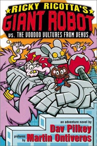 Cover of Ricky Ricotta's Giant Robot Vs. the Voodoo Vultures from Venus (Ricky Ricotta)
