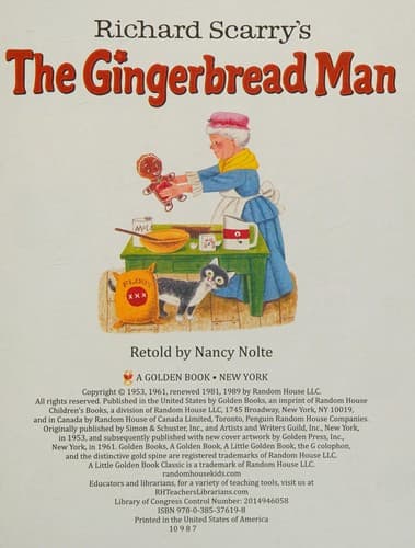 Cover of Richard Scarry's the Gingerbread Man