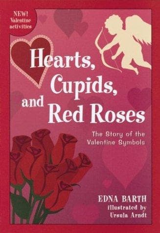 Cover of Hearts, cupids, and red roses