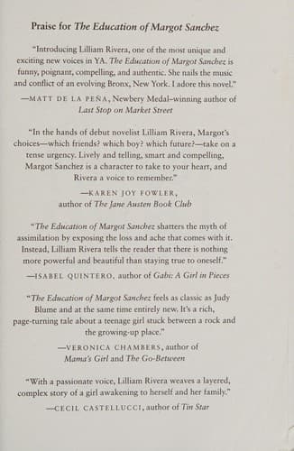 Cover of The education of Margot Sanchez