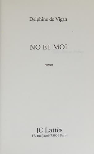 Cover of No et moi