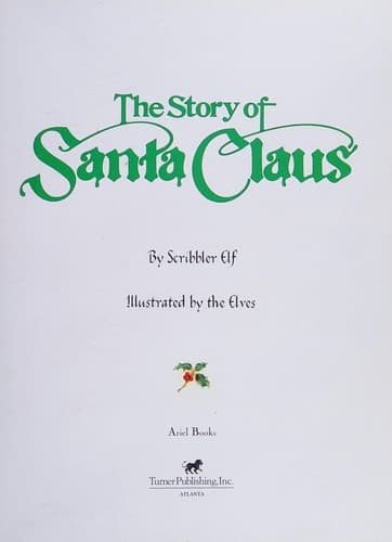 Cover of The story of Santa Claus