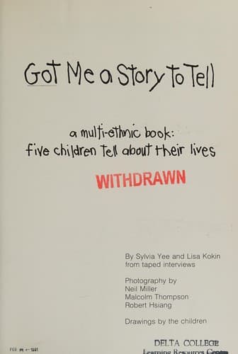 Cover of Got me a story to tell