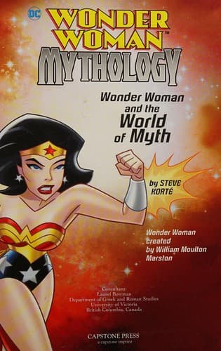 Cover of Wonder Woman and the World of Myth