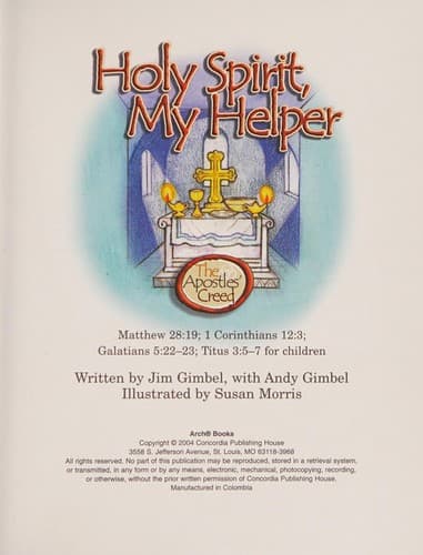 Cover of Holy Spirit, my Helper