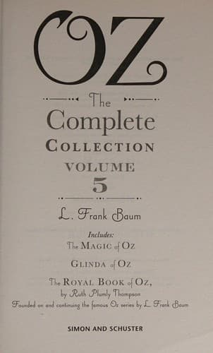 Cover of Oz, the Complete Collection Volume 5 Bind-Up