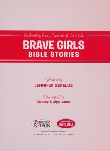 Cover of Brave girls Bible stories