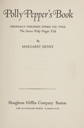 Cover of Polly Pepper's book
