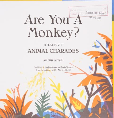 Cover of Are you a monkey?