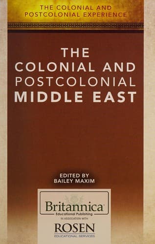 Cover of Colonial and Postcolonial Middle East