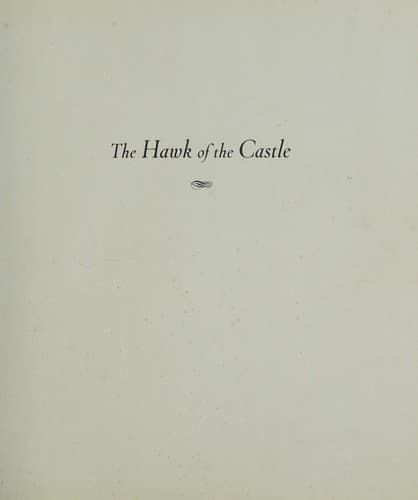 Cover of The hawk of the castle