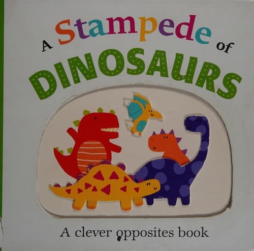 Cover of Picture Fit Board Books : a Stampede of Dinosaurs
