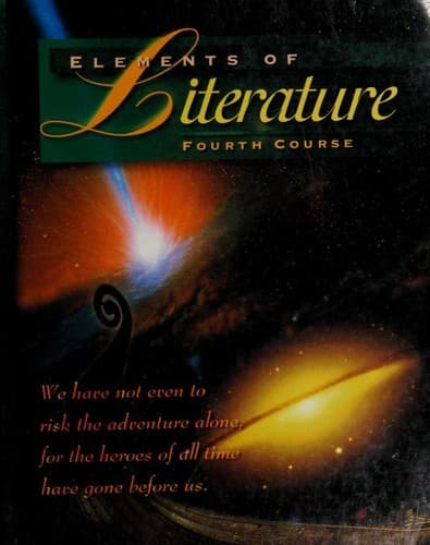 Cover of Elements of Literature -- Fourth Course
