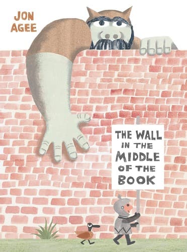 Cover of The wall in the middle of the book