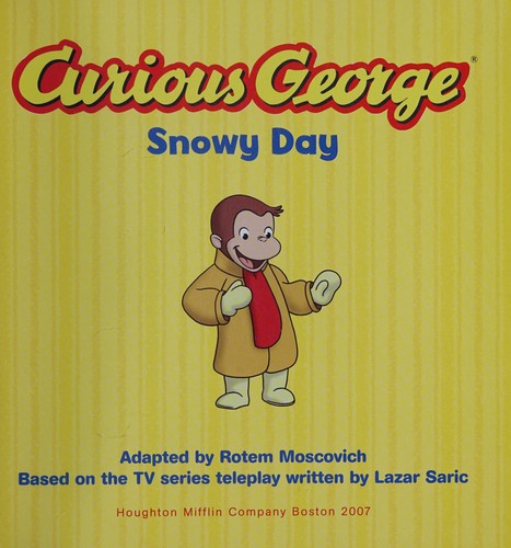 Cover of Curious George snowy day