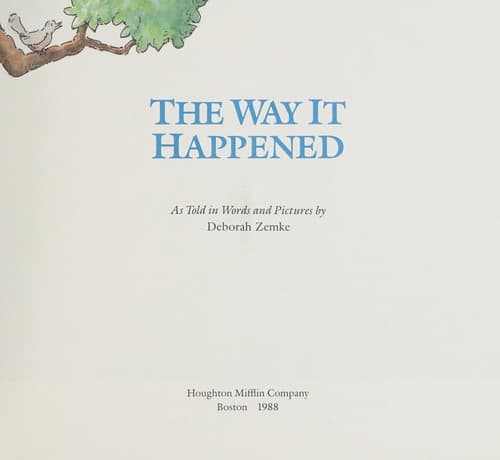 Cover of The way it happened