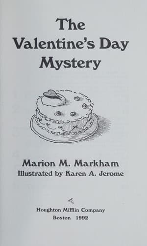 Cover of The Valentine's Day mystery