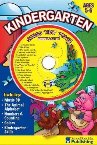 Cover of Kindergarten Sing Along Activity Book with CD