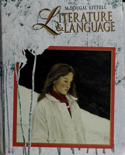 Cover of McDougal, Littell Literature and language--orange level
