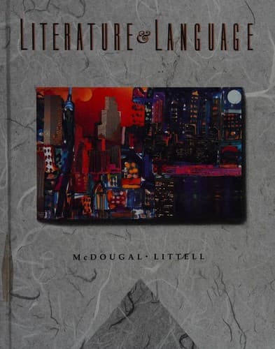 Cover of McDougal, Littell Literature and language--blue level