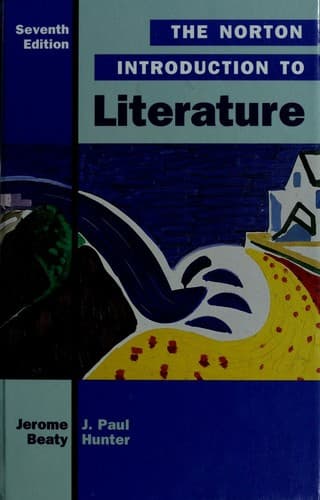Cover of The Norton introduction to literature--seventh edition