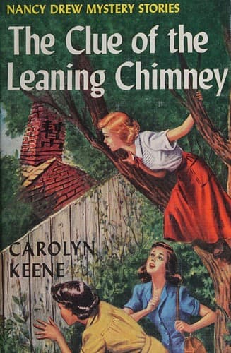 Cover of The clue of the leaning chimney