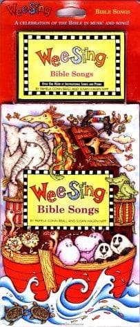 Cover of Wee Sing Bible Songs book and cassette