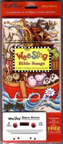 Cover of Wee Sing Bible Songs book and cd
