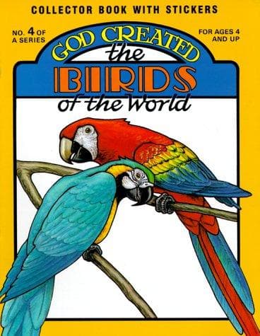 Cover of God Created the Birds of the World (Sticker and Coloring Book)
