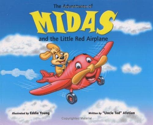 Cover of The Adventures of Midas and the Little Red Airplane