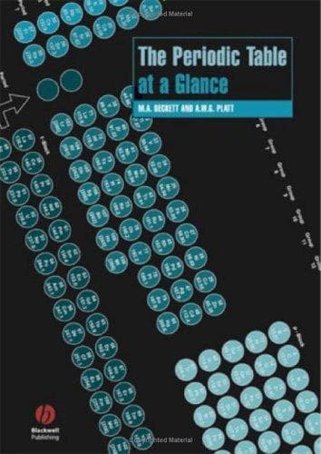 Cover of The periodic table at a glance