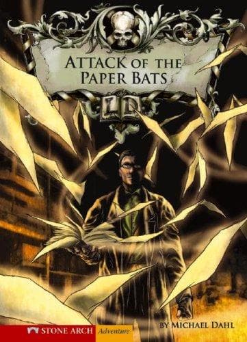 Cover of Attack of the Paper Bats (Library of Doom)