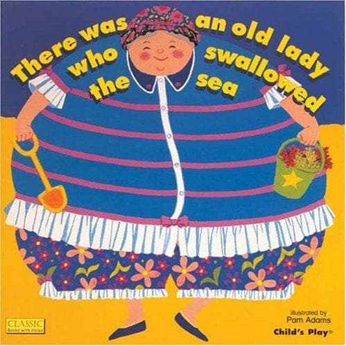 Cover of There Was an Old Lady Who Swallowed the Sea (Classic Books With Holes)