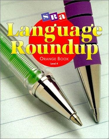Cover of Language Roundup Orange Book Level 4 Student Edition