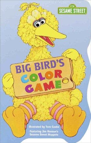 Cover of Big Bird's color game