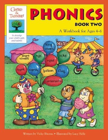 Cover of Gifted & Talented Phonics Puzzles and Games, Book Two A Workbook for Ages 4-6 (Gifted & Talented)