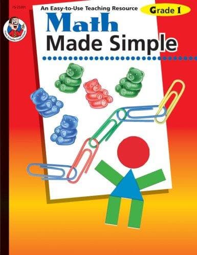 Cover of Math Made Simple, Grade 1