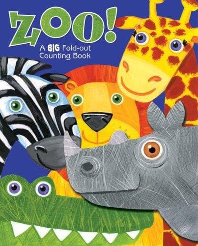 Cover of ZOO! A Big Fold Out Counting Book