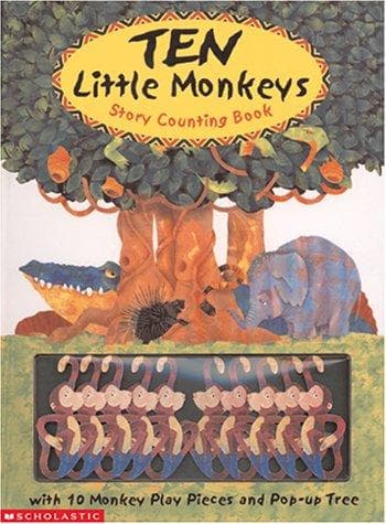 Cover of Ten little monkeys