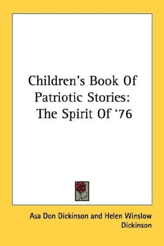 Cover of Children's Book Of Patriotic Stories