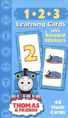 Cover of Thomas & Friends Learning Cards 123 With Reward Stickers - 40 Flash Cards