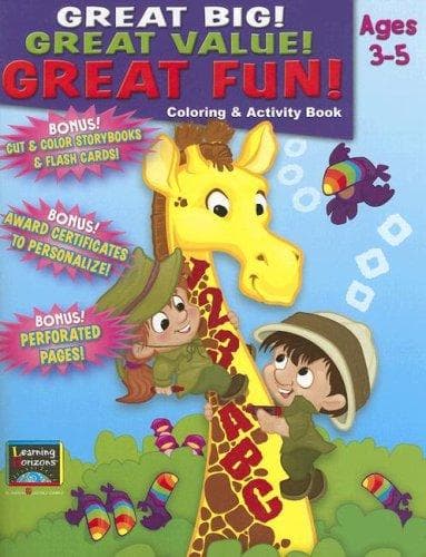 Cover of Great Big! Great Value! Great Fun!: Coloring & Activity Book