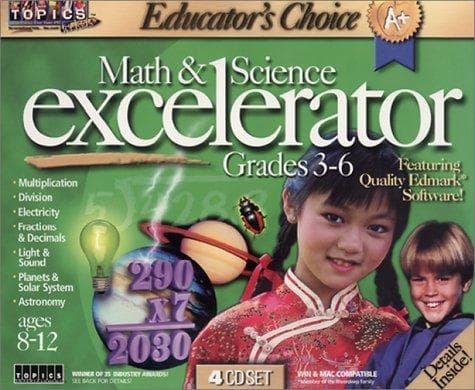 Cover of Math & Science Excelerator Grades 3-6