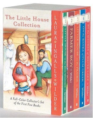 Cover of Novels (Little House in the Big Woods, Farmer Boy, Little House on the Prairie, on the Banks of Plum Creek, by the Shores of Silver Lake)